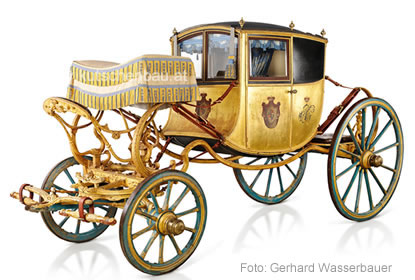 Florian Staudner aus Wien restaurierte den Galawagen aus dem Hause Esterhazy